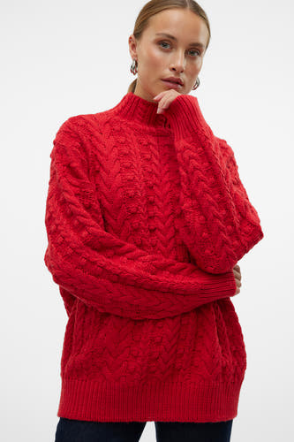 Trui met ronde hals Rood - VERO MODA®