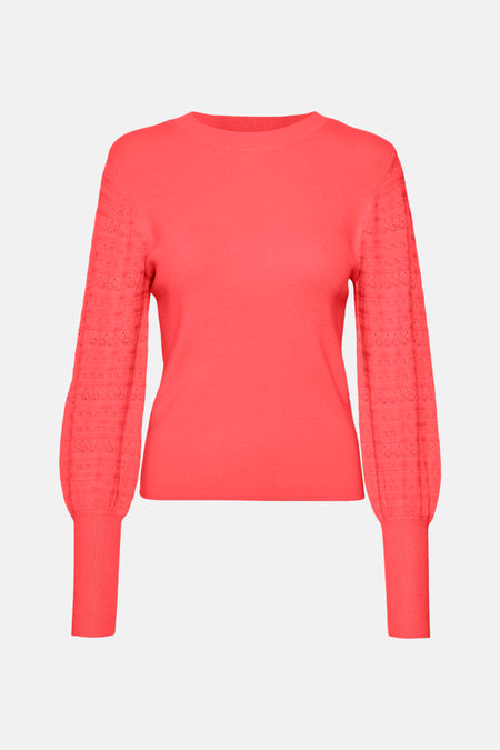 Trui met ronde hals Oranje - VERO MODA®
