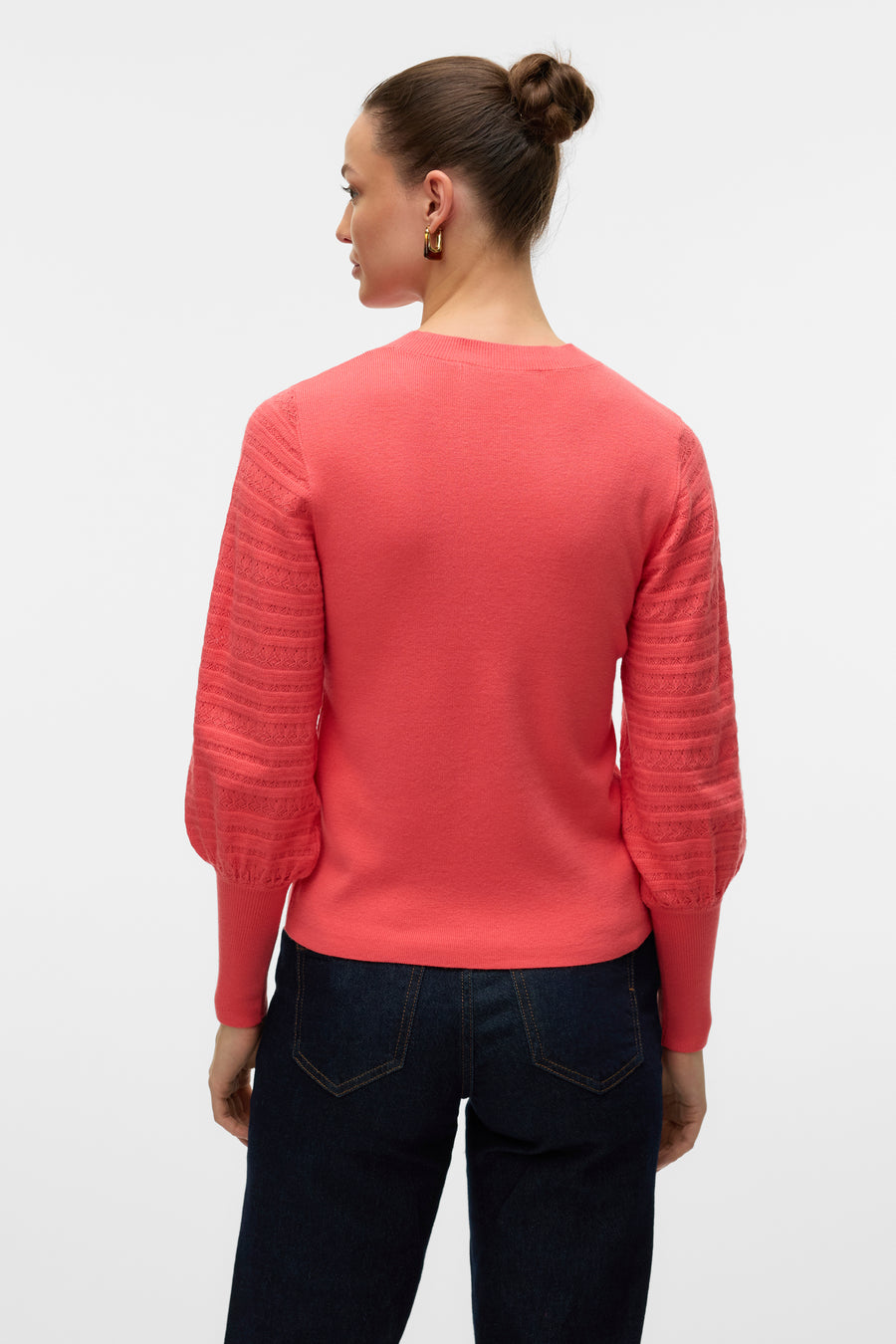Trui met ronde hals Oranje - VERO MODA®