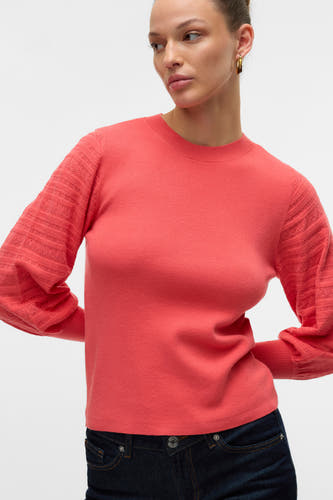 Trui met ronde hals Oranje - VERO MODA®