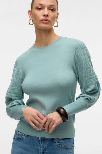 Trui met ronde hals Groen - VERO MODA®
