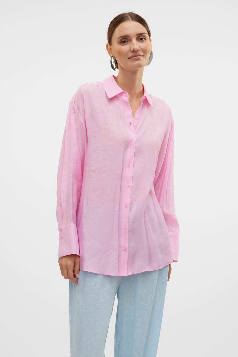 Hemd (lange mouwen) Roze - VERO MODA®