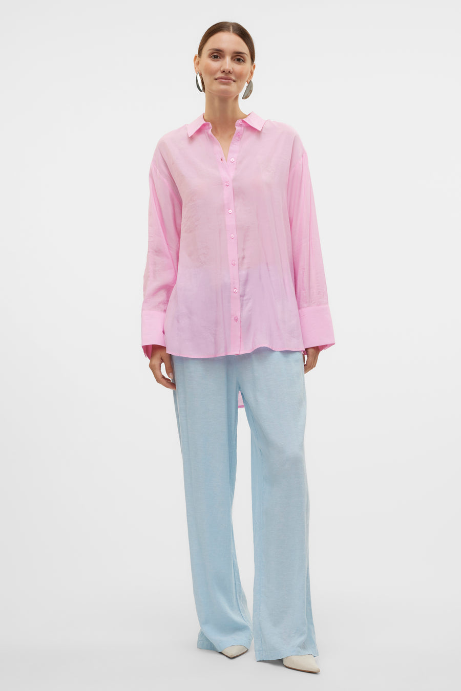 Hemd (lange mouwen) Roze - VERO MODA®
