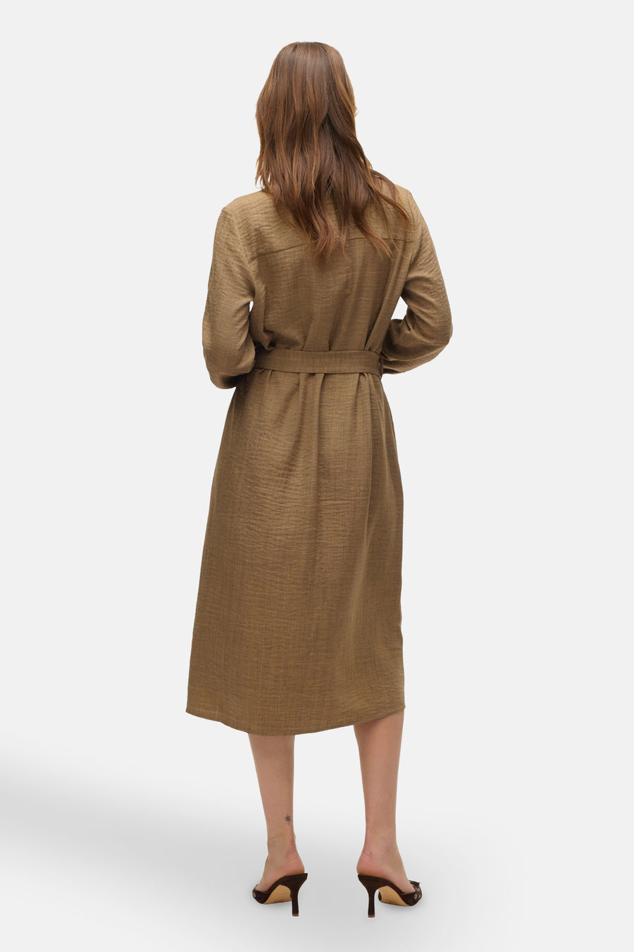 Kleedjes (lange mouwen) Bruin - VERO MODA®