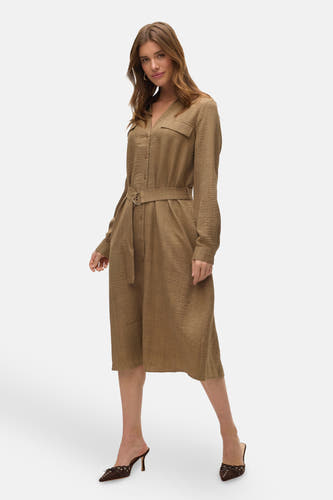 Kleedjes (lange mouwen) Bruin - VERO MODA®
