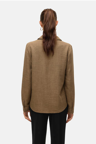 Hemd (lange mouwen) Bruin - VERO MODA®