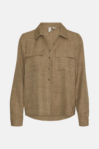 Hemd (lange mouwen) Bruin - VERO MODA®
