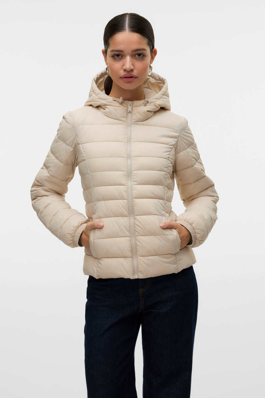 Korte jas Ecru - VERO MODA®
