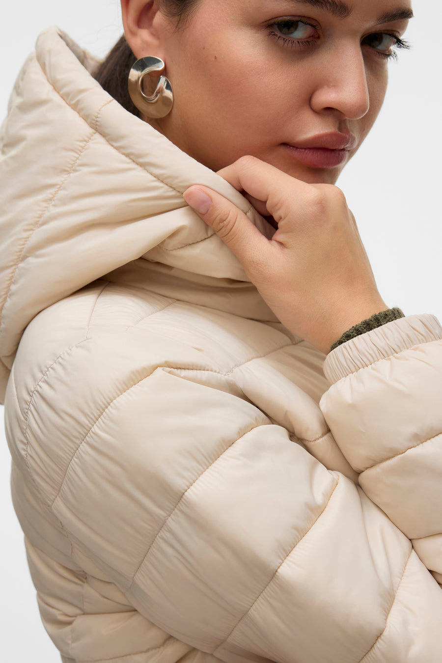 Korte jas Ecru - VERO MODA®