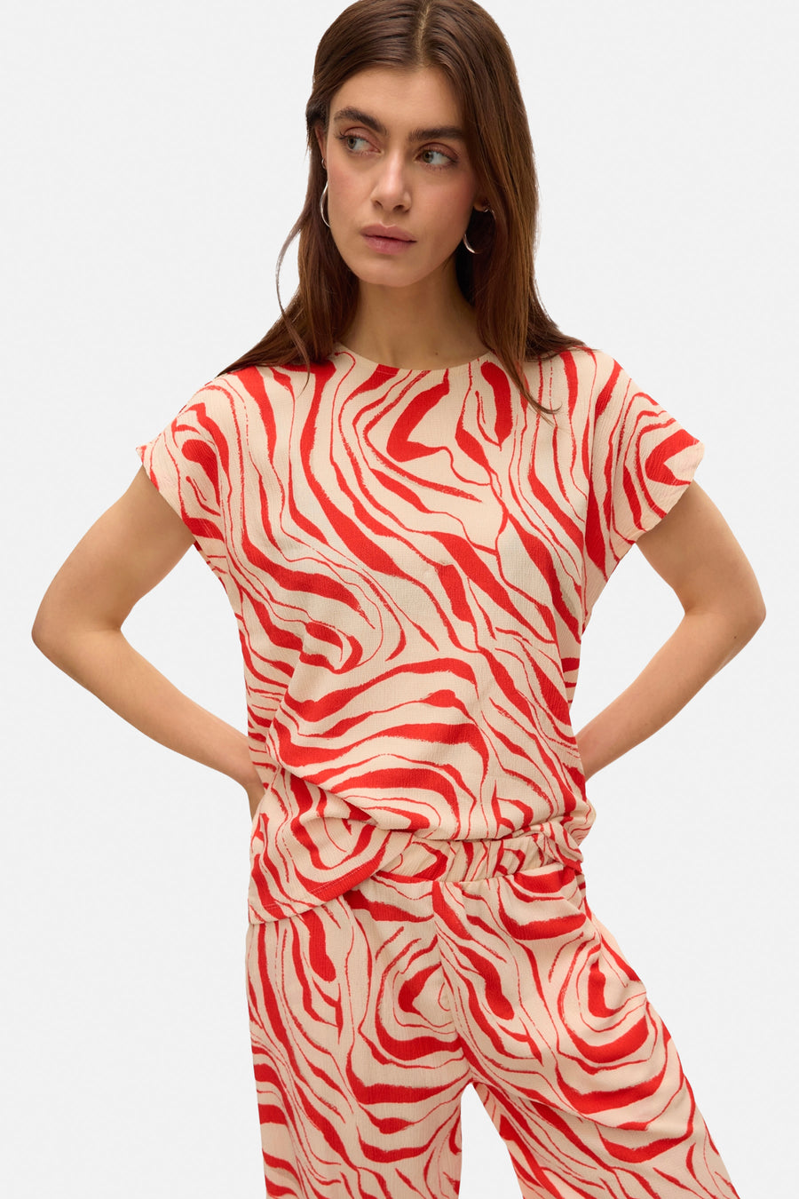 T-shirt (korte mouwen) Rood - VERO MODA®