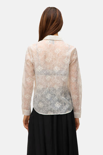 Hemd (lange mouwen) Wit - VERO MODA®