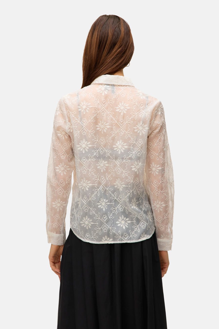 Hemd (lange mouwen) Wit - VERO MODA®