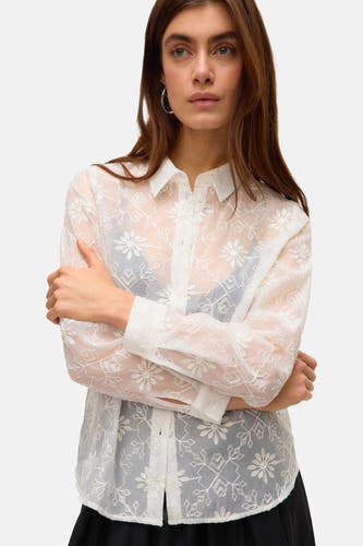 Hemd (lange mouwen) Wit - VERO MODA®