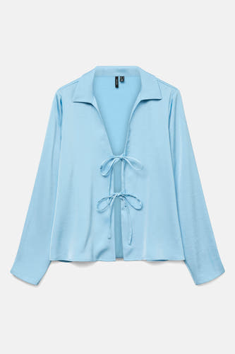 Blouse (lange mouwen) Blauw - VERO MODA®