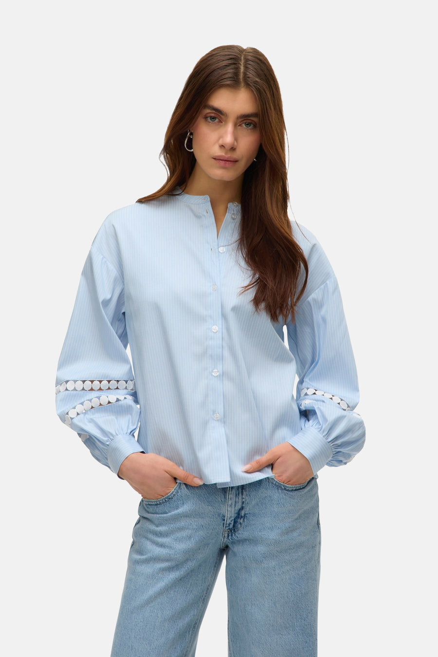 Hemd (lange mouwen) Blauw - VERO MODA®