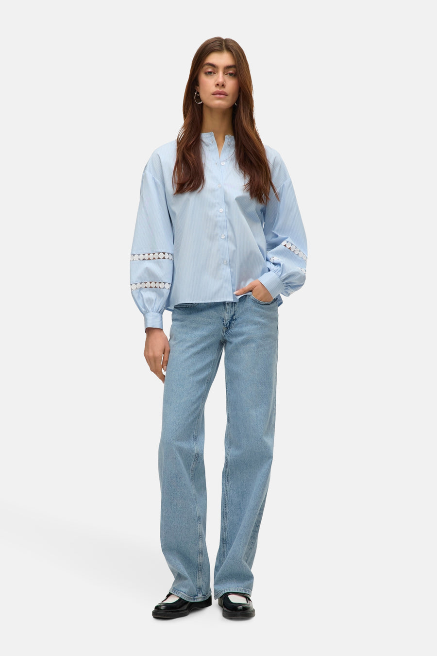 Hemd (lange mouwen) Blauw - VERO MODA®