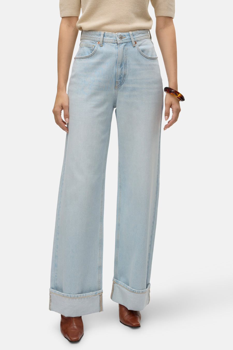 Jeans wide Light blue denim - VERO MODA®