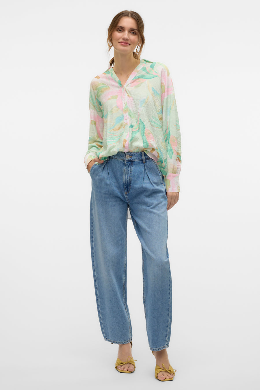 Jeans wide Mid blue denim - VERO MODA®