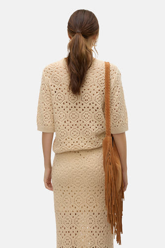 Trui met ronde hals Beige - VERO MODA®