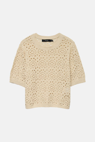 Trui met ronde hals Beige - VERO MODA®