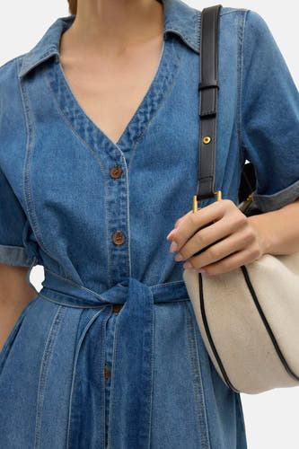 Kleedjes (korte mouwen) Blauw - VERO MODA®