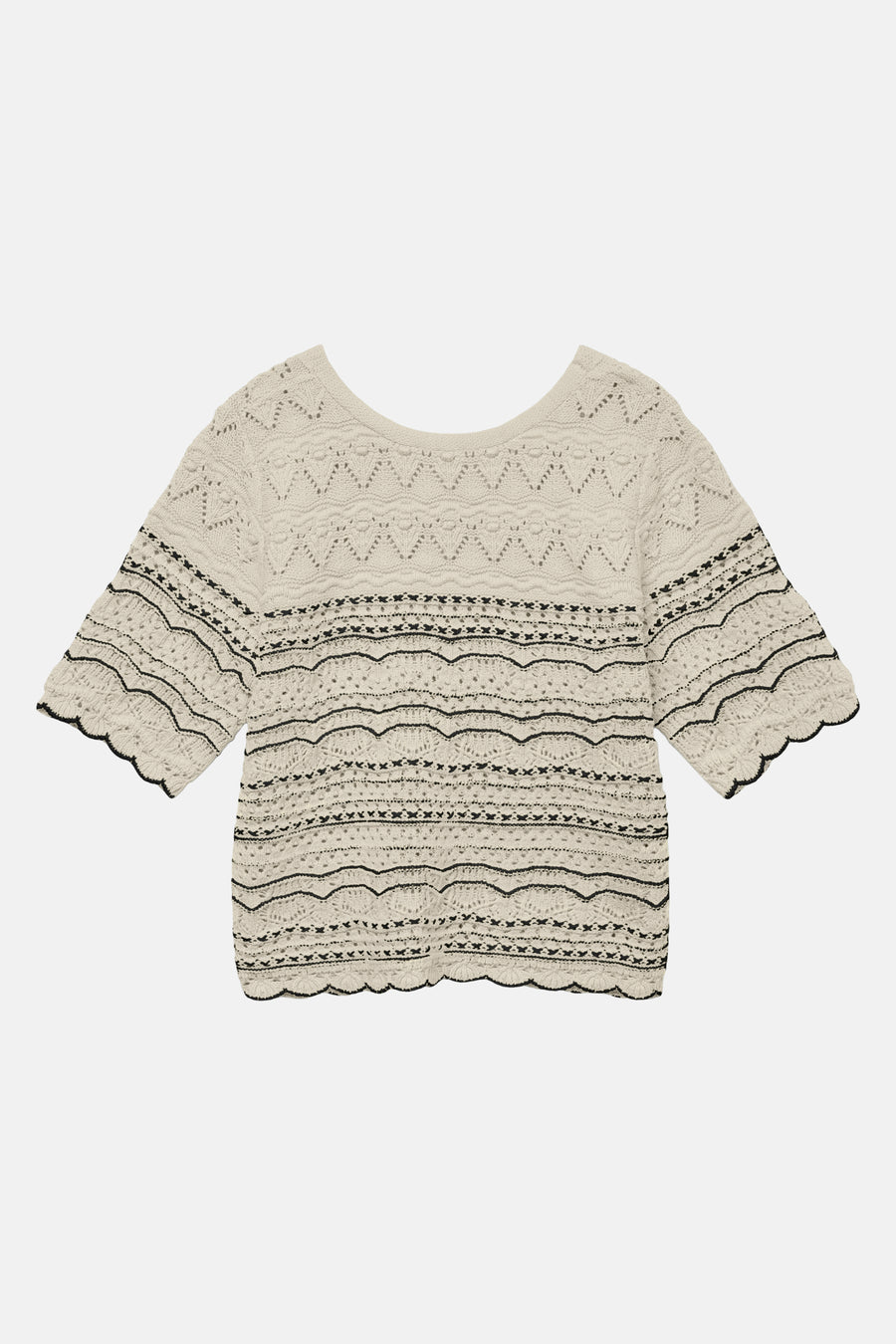 Trui met ronde hals Ecru - VERO MODA®