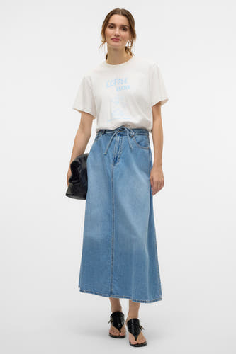 Rok (lang) Light blue denim - VERO MODA®