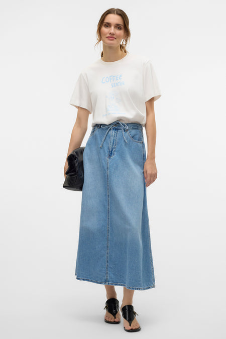 Rok (lang) Light blue denim - VERO MODA®