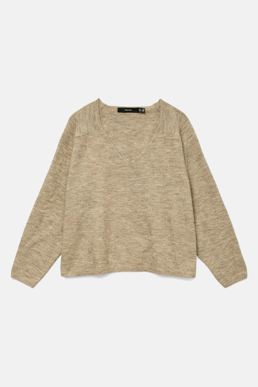 Trui met V-hals Bruin - VERO MODA®