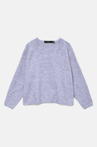 Trui met V-hals Paars - VERO MODA®