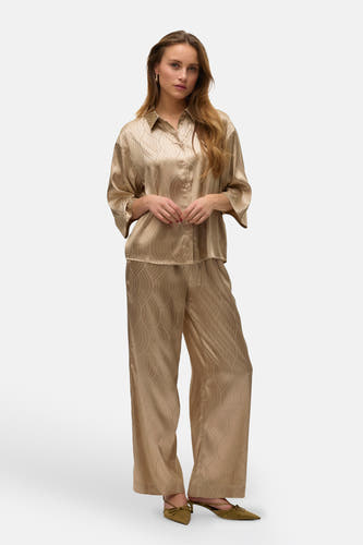 Hemd (korte mouwen) Beige - VERO MODA®