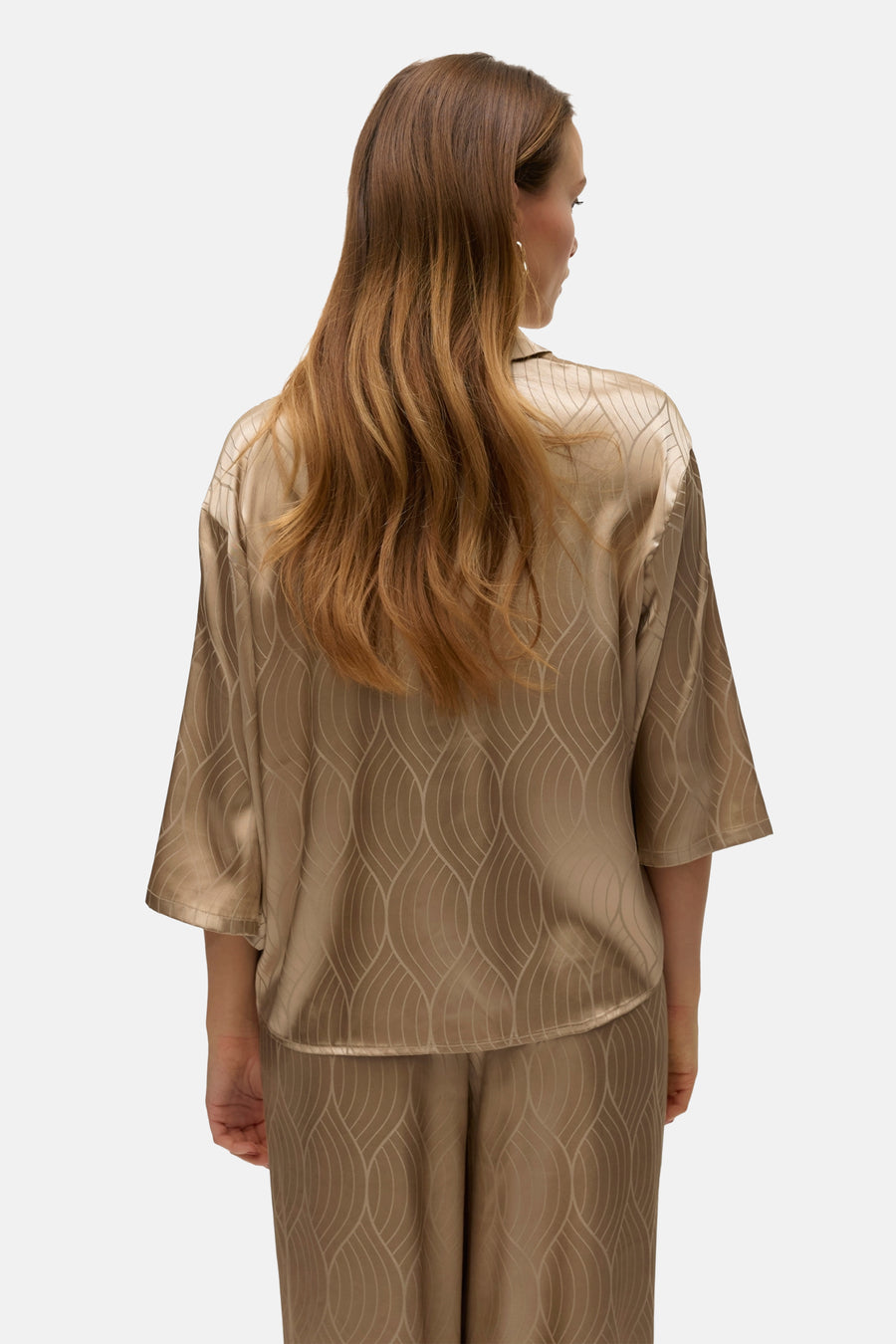 Hemd (korte mouwen) Beige - VERO MODA®