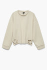 Sweater met ronde hals Ecru - VERO MODA®