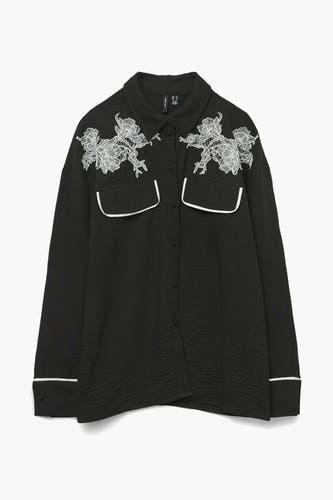Hemd (lange mouwen) Zwart - VERO MODA®