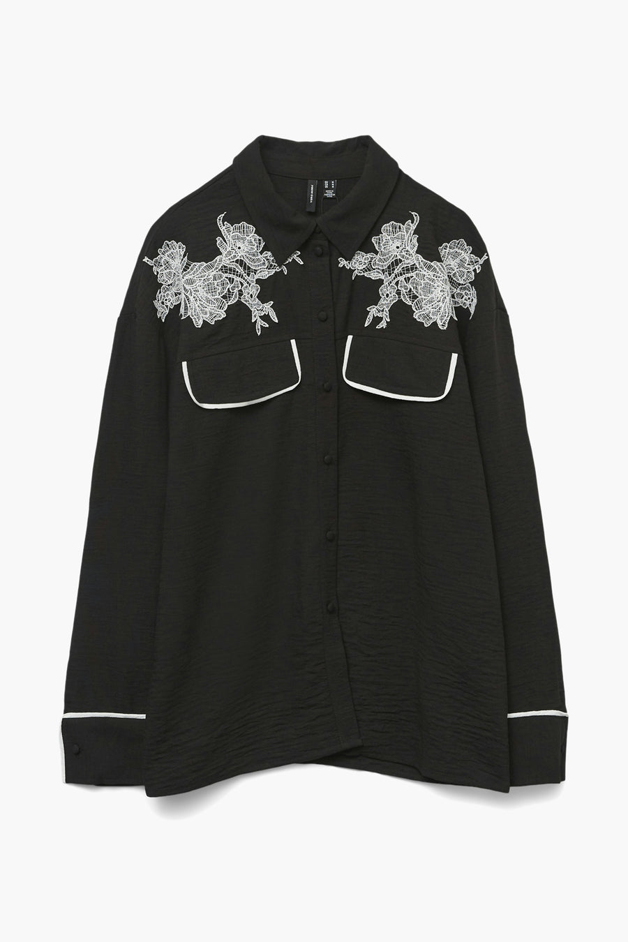 Hemd (lange mouwen) Zwart - VERO MODA®