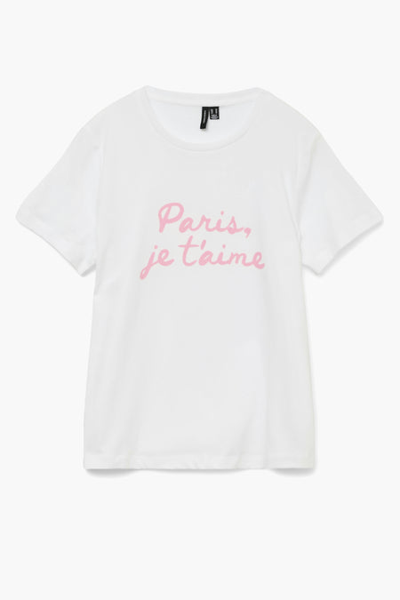 T-shirt (korte mouwen) Wit - VERO MODA®