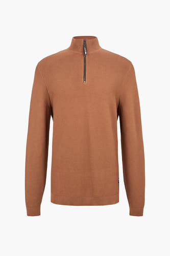 Trui met ronde hals Bruin - TOM TAILOR