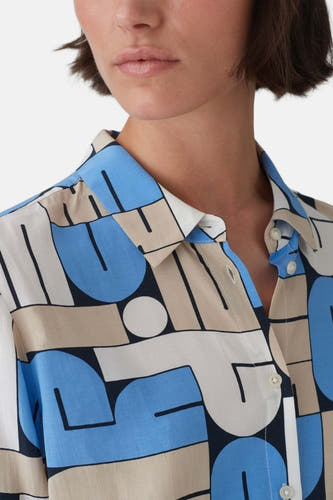 Hemd (lange mouwen) Blauw - OPUS