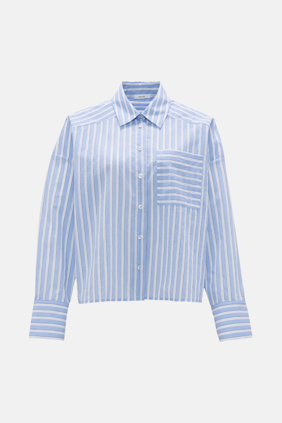 Hemd (lange mouwen) Blauw - OPUS