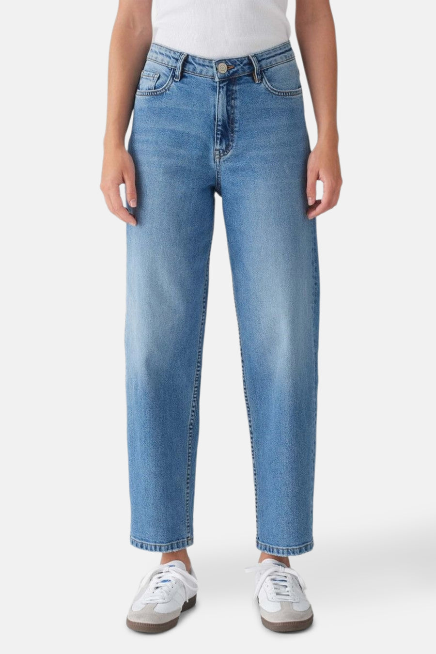 Jeans straight Mid blue denim - OPUS