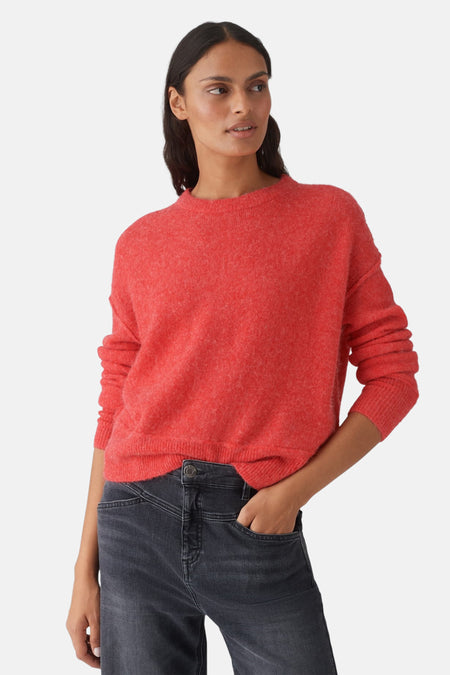 Trui met ronde hals Rood - OPUS