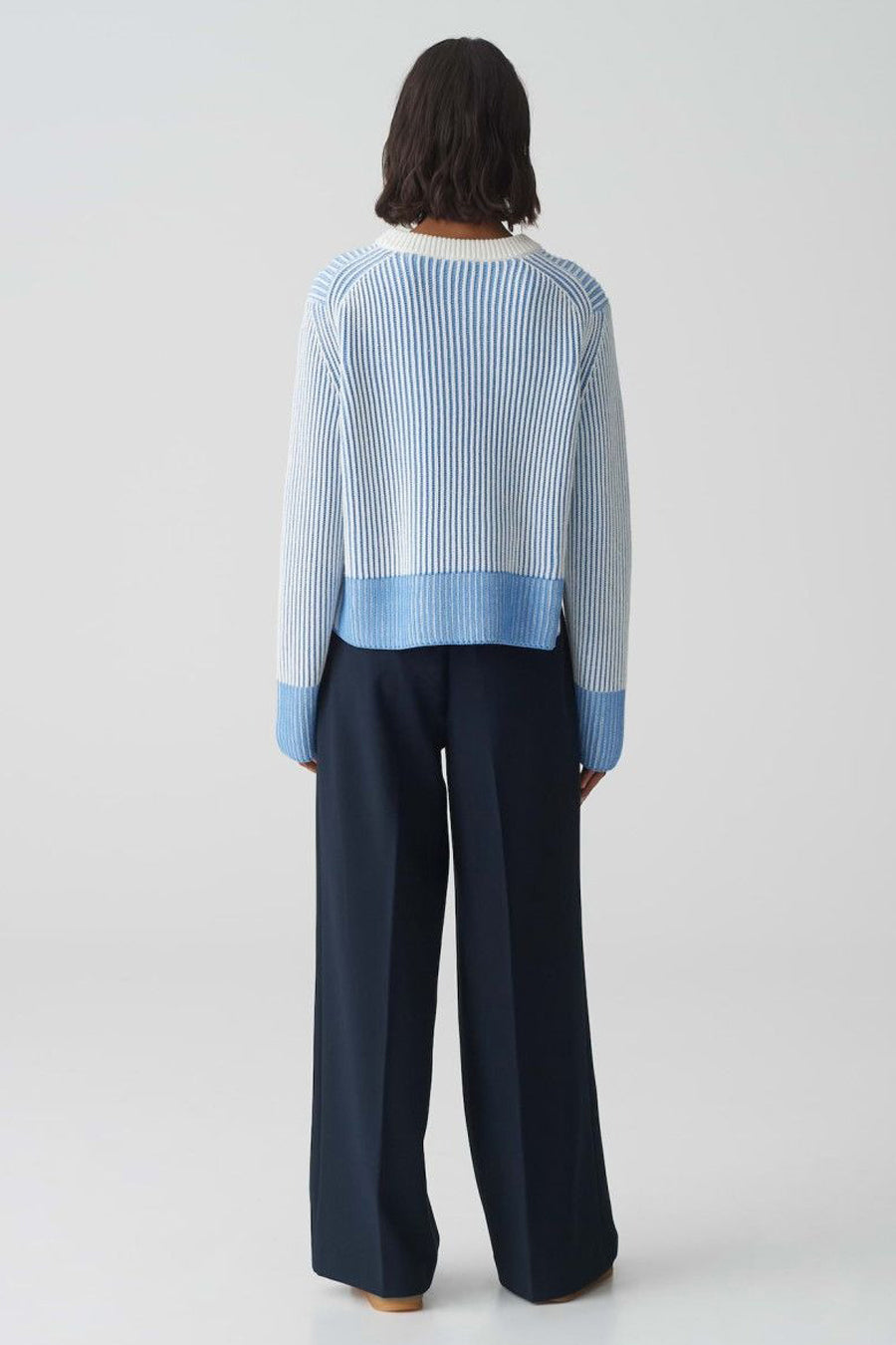 Trui met ronde hals Blauw - OPUS