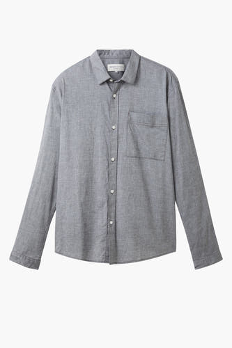 Hemd (lange mouwen) Zwart - TOM TAILOR