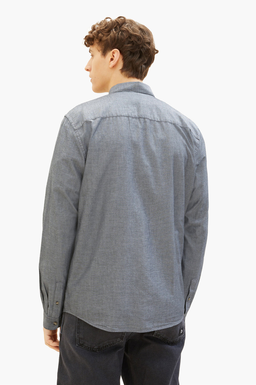 Hemd (lange mouwen) Zwart - TOM TAILOR