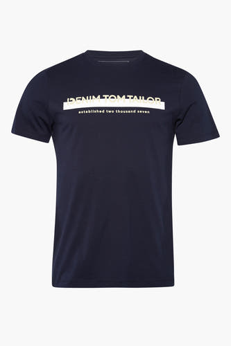 T-shirt (korte mouwen) Blauw - TOM TAILOR