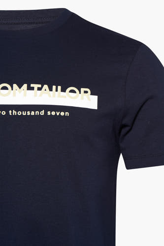 T-shirt (korte mouwen) Blauw - TOM TAILOR