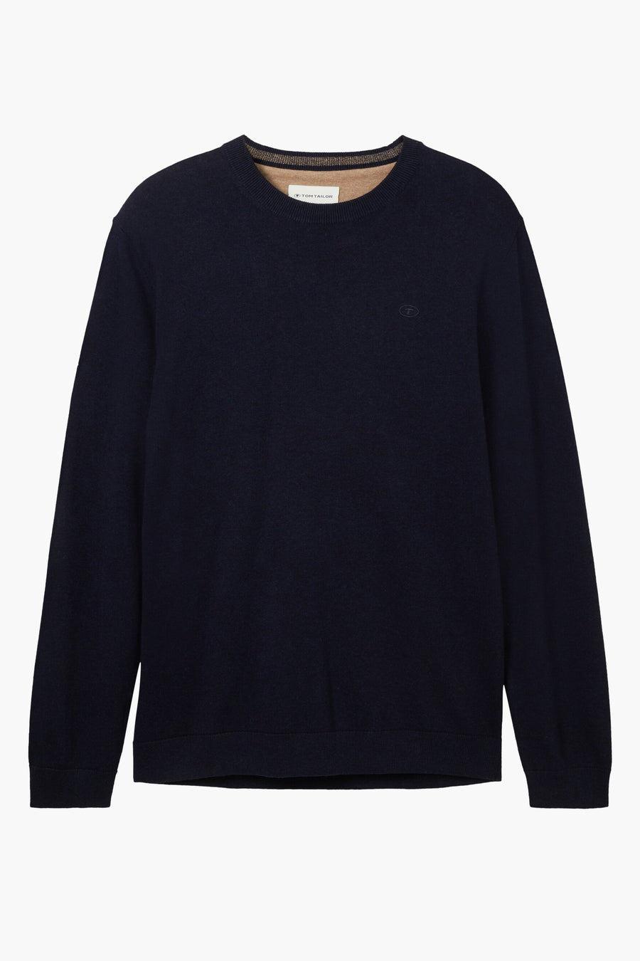 Trui met ronde hals Blauw - TOM TAILOR