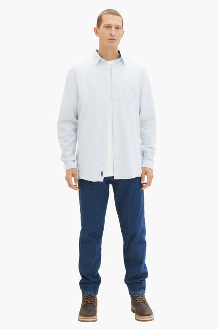 Hemd (lange mouwen) Blauw - TOM TAILOR
