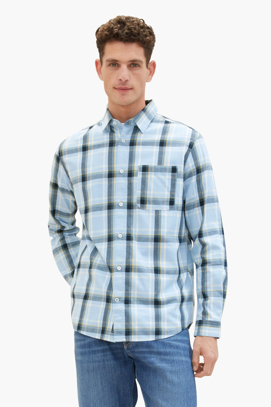 Hemd (lange mouwen) Blauw - TOM TAILOR