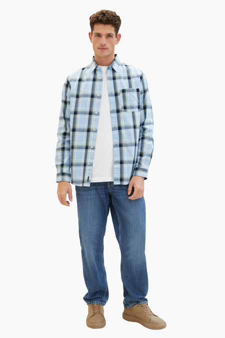 Hemd (lange mouwen) Blauw - TOM TAILOR